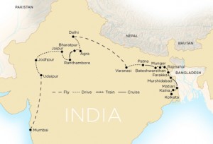 Map Authentic Asia India Cruiseco Cruise